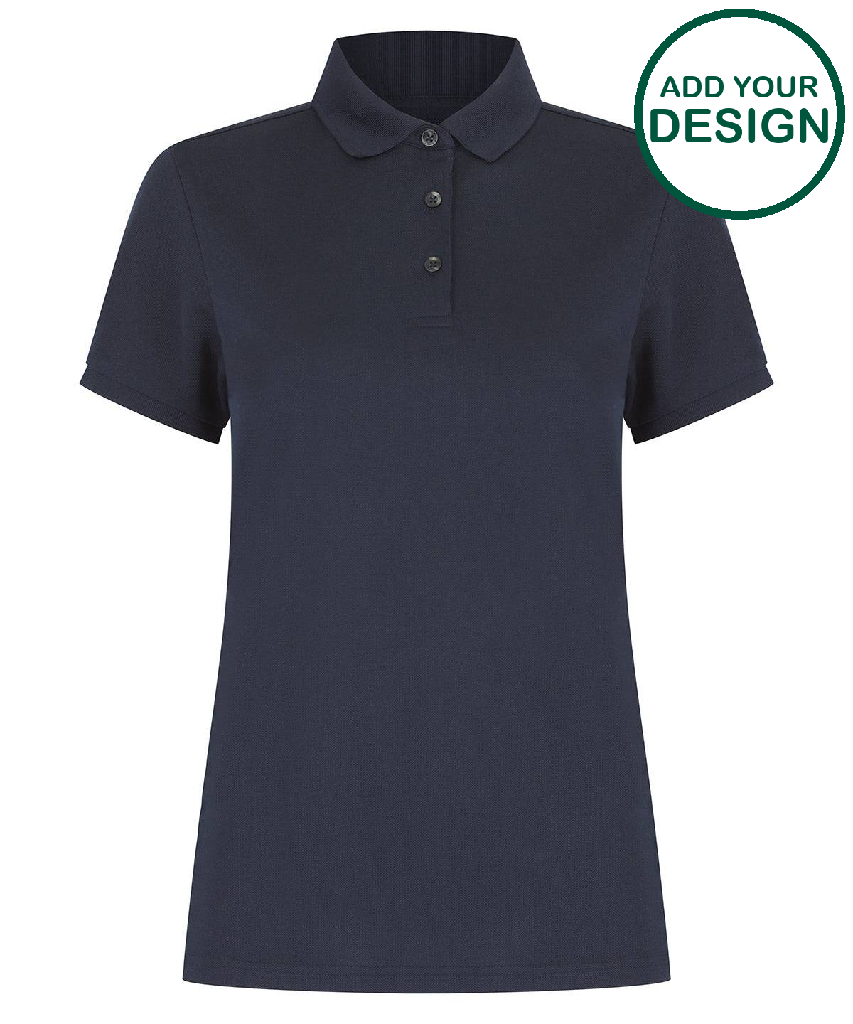 Women’s recycled polyester polo shirt