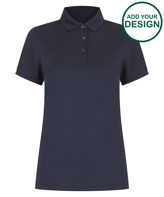Women’s recycled polyester polo shirt