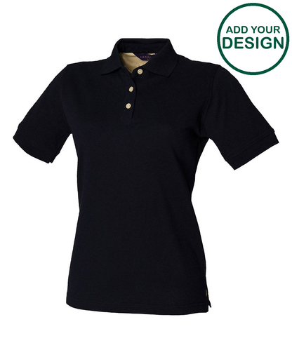 Women's classic cotton piqué polo shirt