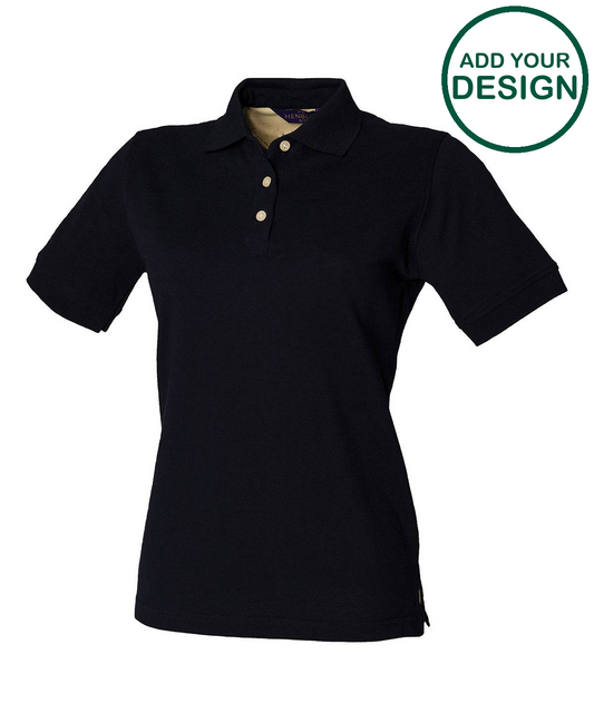 Women's classic cotton piqué polo shirt