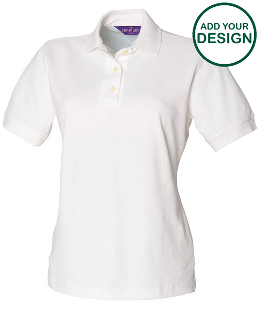 Women's classic cotton piqué polo shirt