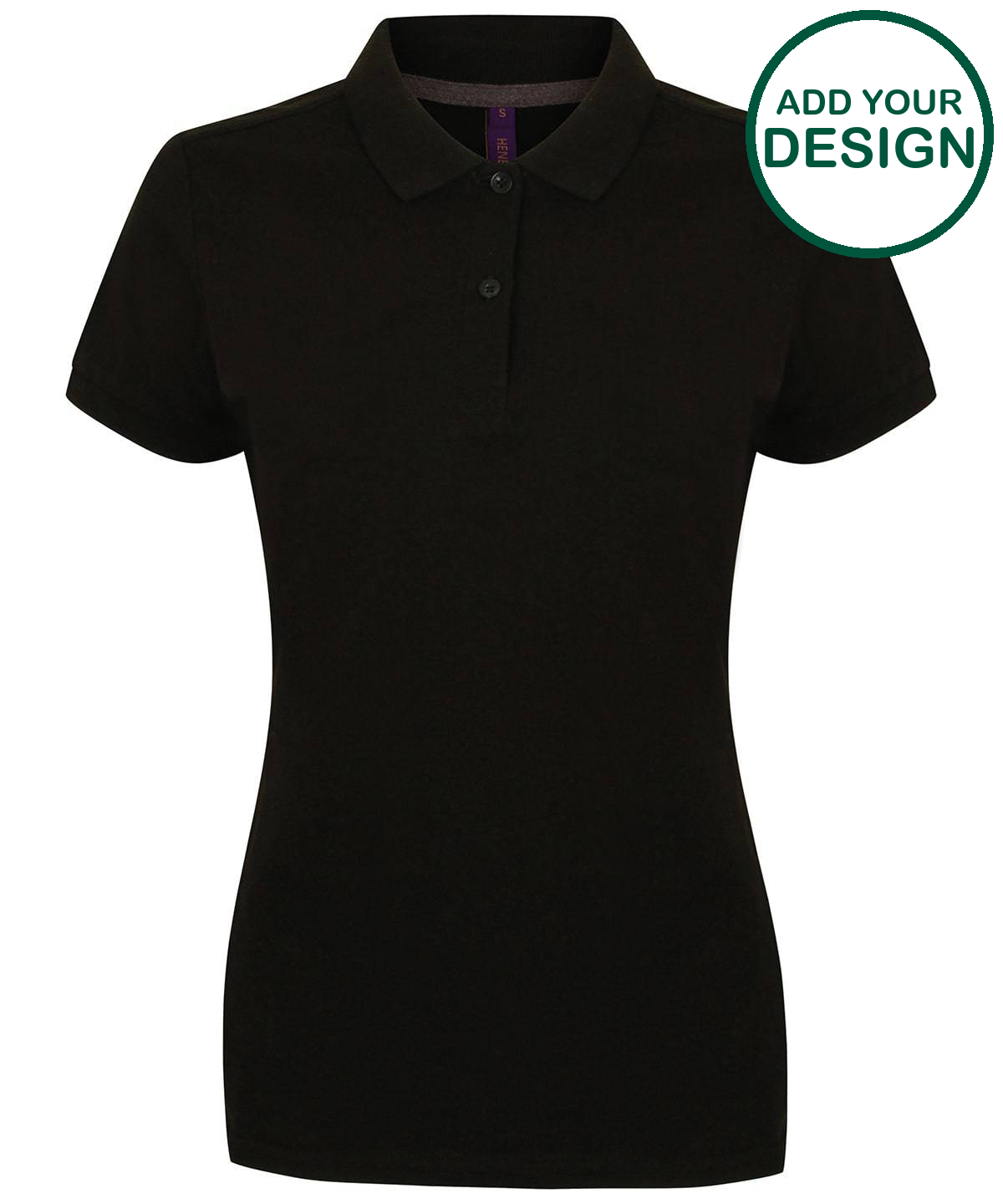 Women's micro-fine piqué polo shirt