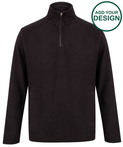 ¼ zip microfleece jacket