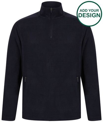 ¼ zip microfleece jacket