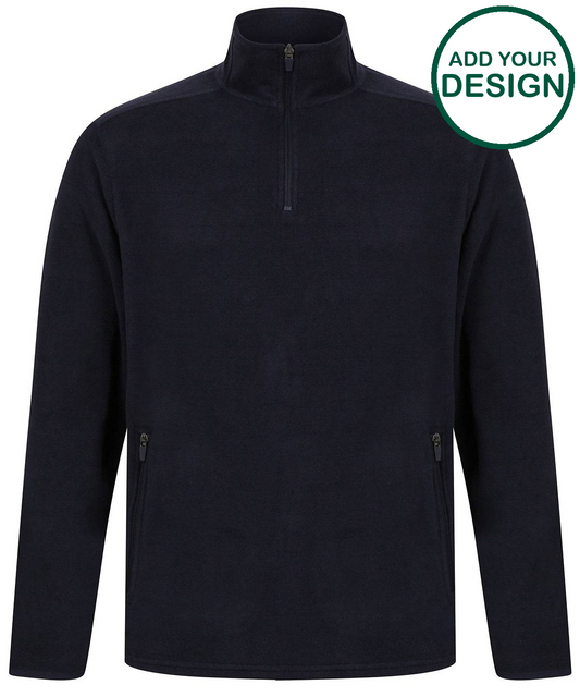 ¼ zip microfleece jacket