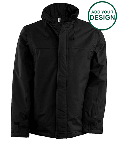 Detachable-sleeved blouson jacket