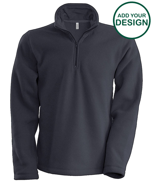 Enzo zip neck microfleece jacket