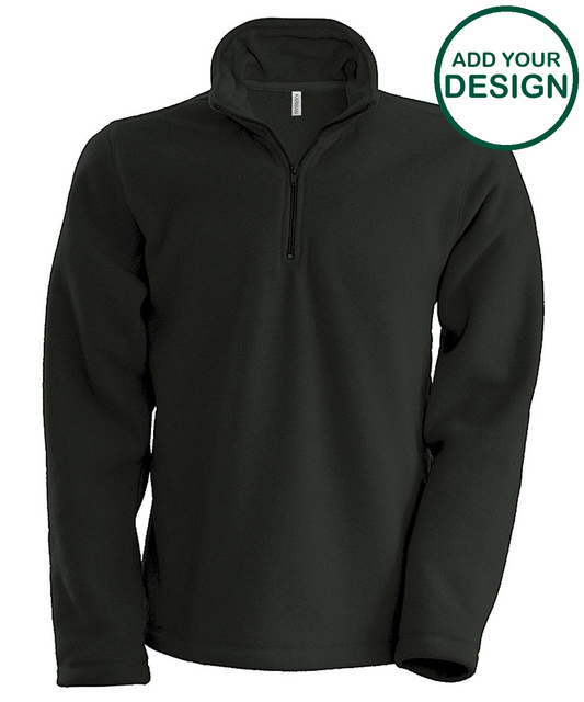 Enzo zip neck microfleece jacket