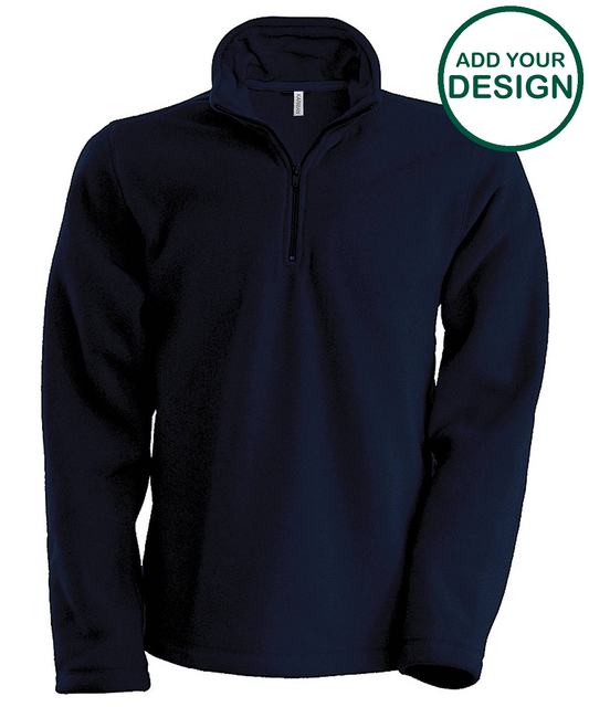 Enzo zip neck microfleece jacket