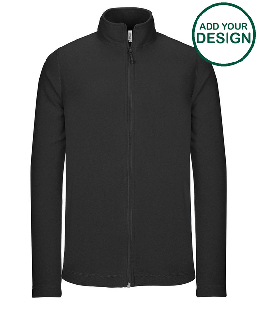 Full-zip microfleece jacket