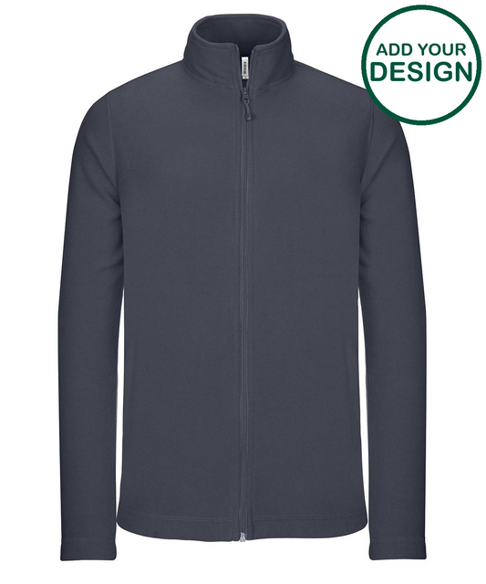 Full-zip microfleece jacket