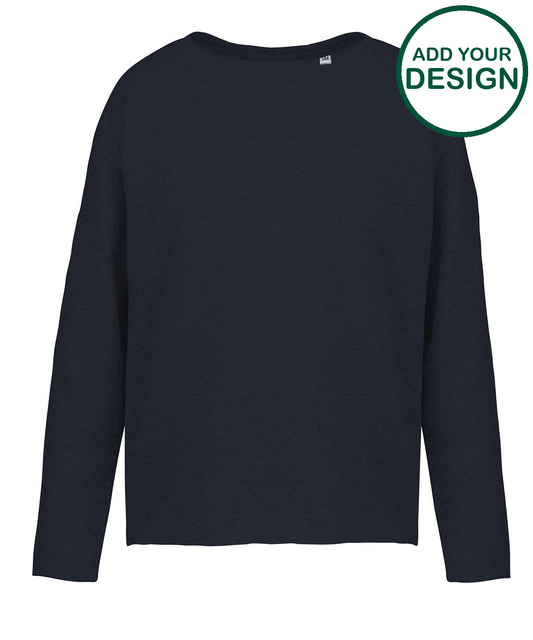 Ladies' oversized sweatshirt