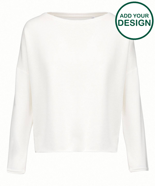 Ladies' oversized sweatshirt