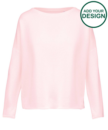 Ladies' oversized sweatshirt