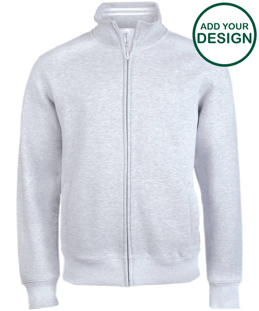 Men's full zip sweat jacket