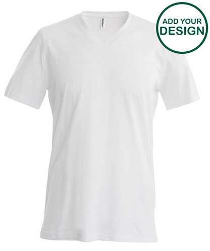 Men's short-sleeved V-neck T-shirt