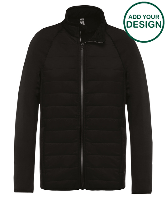 Dual-fabric sports jacket