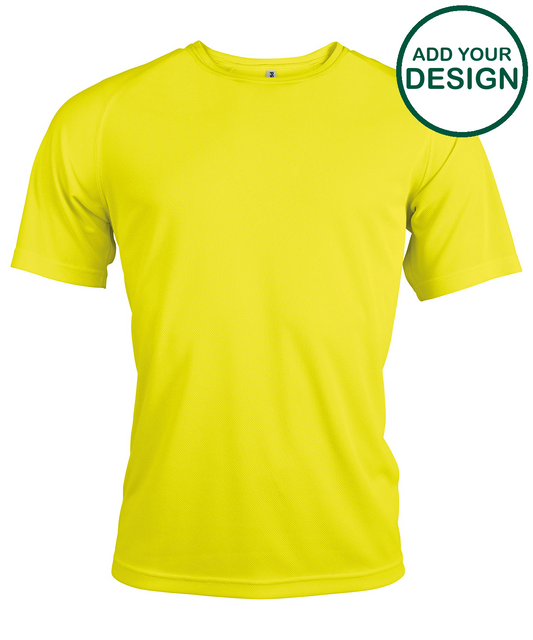 Men's short-sleeved sports T-shirt
