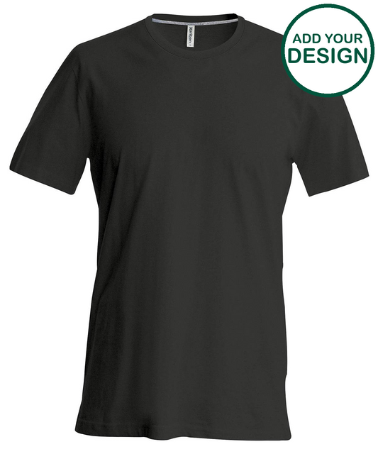 Short-sleeved crew neck T-shirt