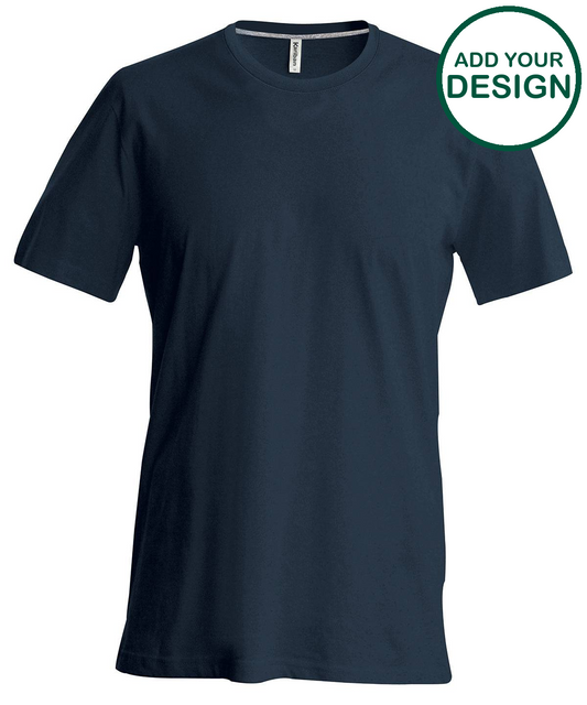 Short-sleeved crew neck T-shirt