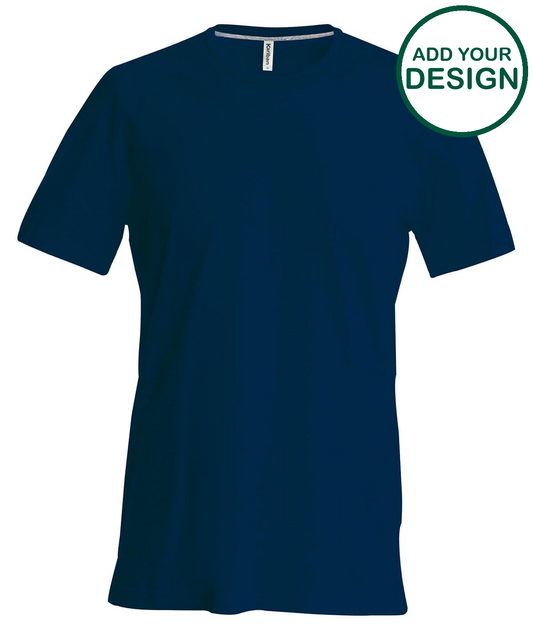 Short-sleeved crew neck T-shirt