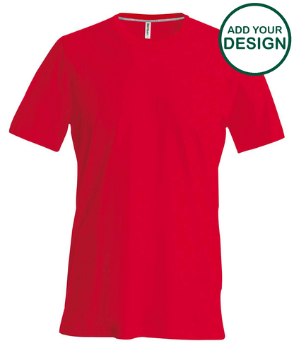 Short-sleeved crew neck T-shirt