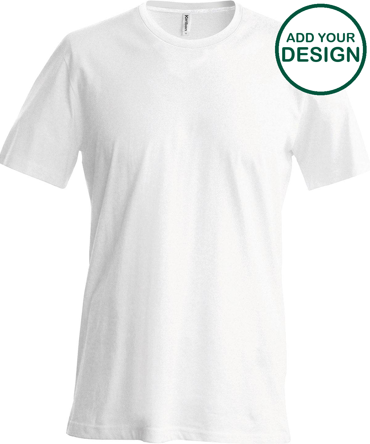 Short-sleeved crew neck T-shirt