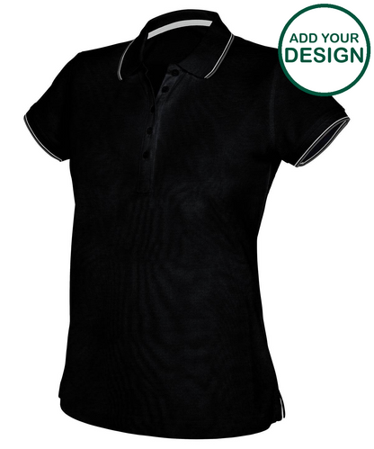 Women's short sleeve polo shirt