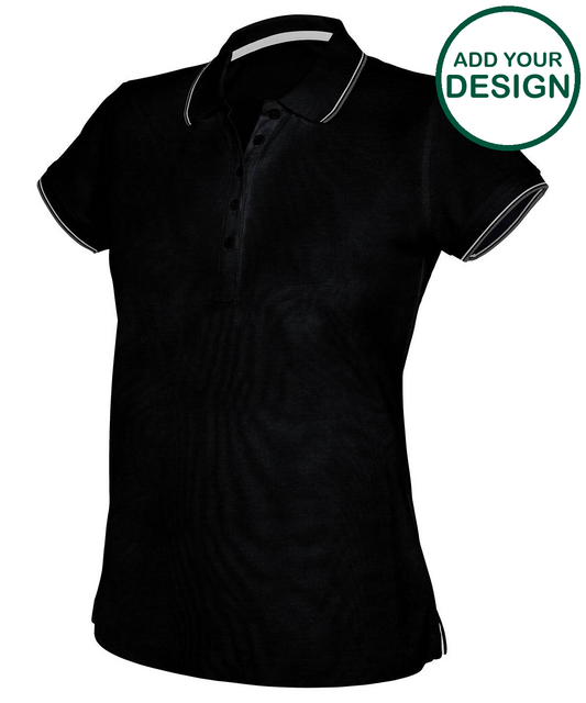 Women's short sleeve polo shirt