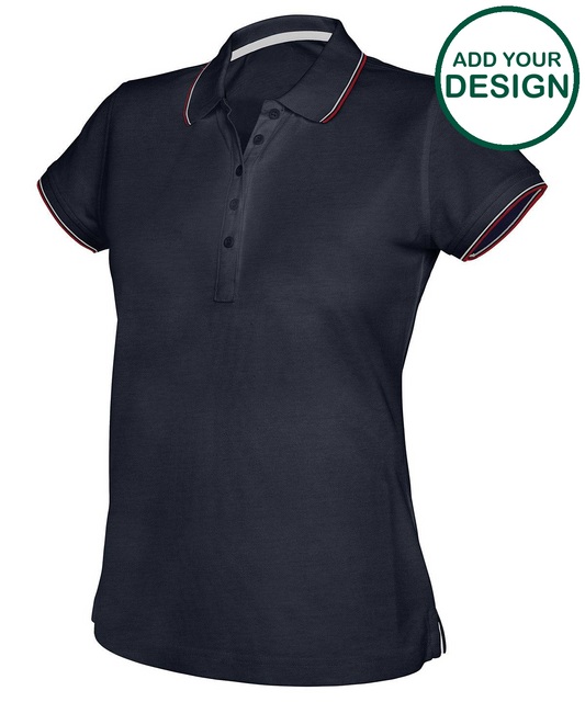 Women's short sleeve polo shirt