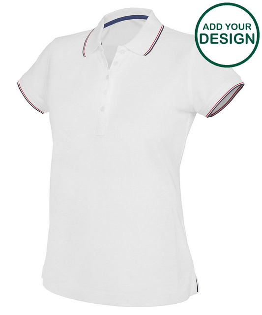 Women's short sleeve polo shirt
