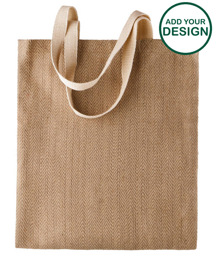 100% natural yarn dyed jute bag