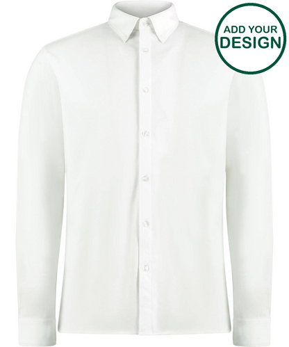 Long sleeve Superwash® 60° piqué shirt (tailored fit)