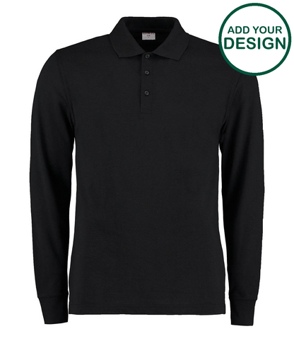 Piqué polo long-sleeved (classic fit)