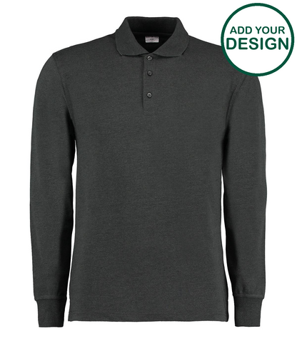 Piqué polo long-sleeved (classic fit)