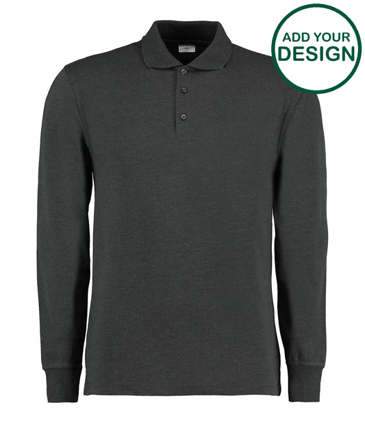 Piqué polo long-sleeved (classic fit)