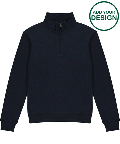 Regular fit ¼-zip sweatshirt