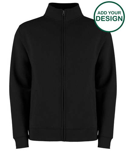 Regular fit zipped sweatshirt
