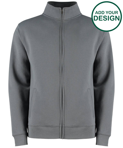 Regular fit zipped sweatshirt