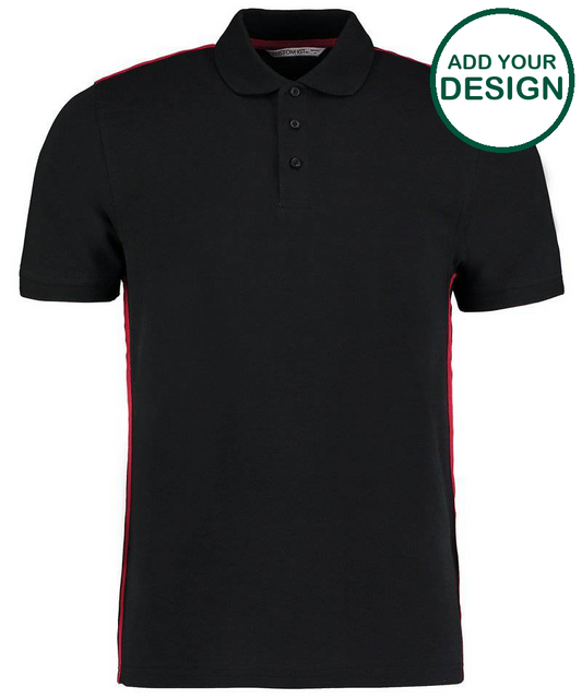 Team style slim fit polo shirt
