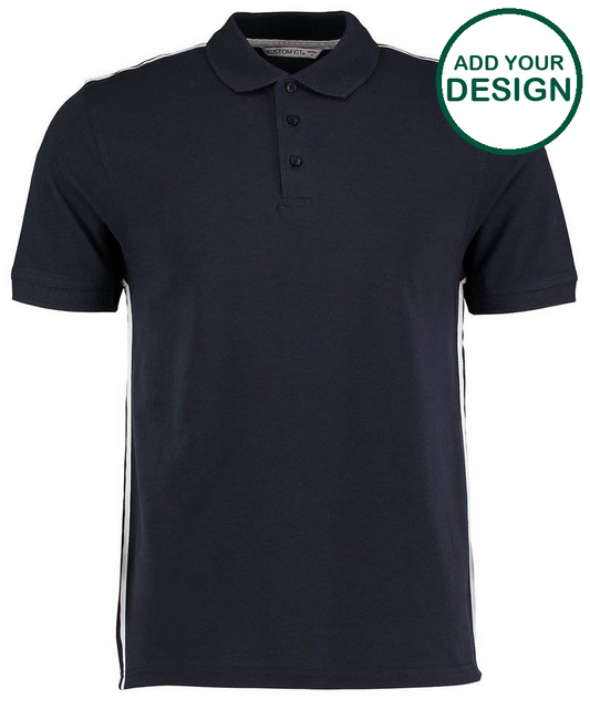 Team style slim fit polo shirt