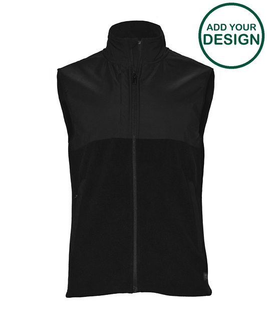 Highland - Fashionable yoke fleece vest