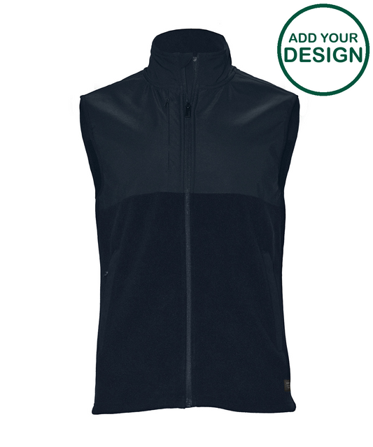 Highland - Fashionable yoke fleece vest