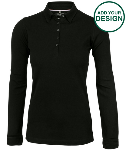 Women’s Carlington – deluxe long sleeve polo