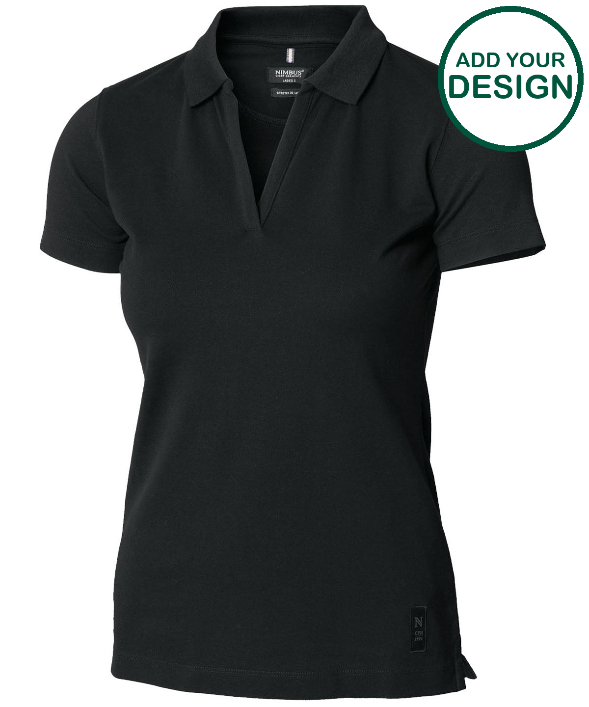 Women’s Harvard v-neck – stretch deluxe polo