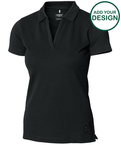 Women’s Harvard v-neck – stretch deluxe polo