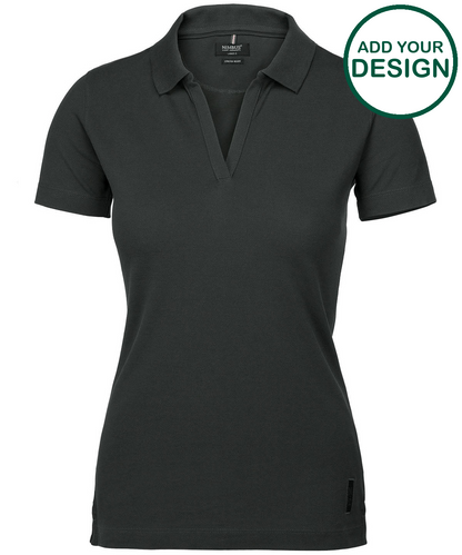 Women’s Harvard v-neck – stretch deluxe polo