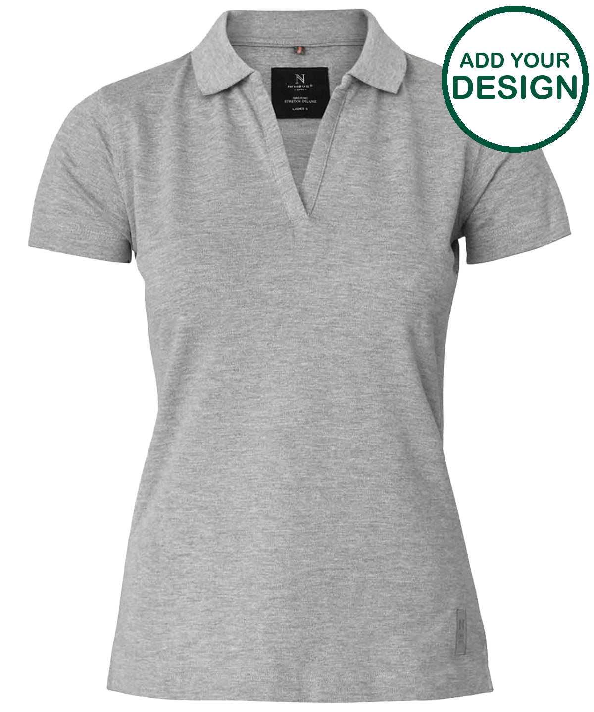 Women’s Harvard v-neck – stretch deluxe polo