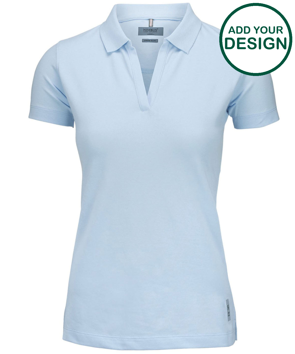 Women’s Harvard v-neck – stretch deluxe polo