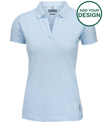 Women’s Harvard v-neck – stretch deluxe polo